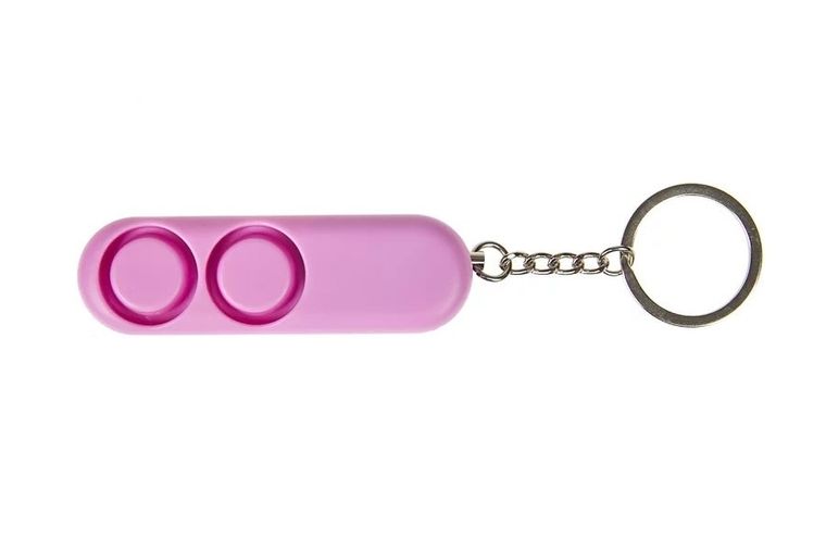 Guard, alarm osobisty Piranha róż, 2 syreny-130dB, YC-001-PI