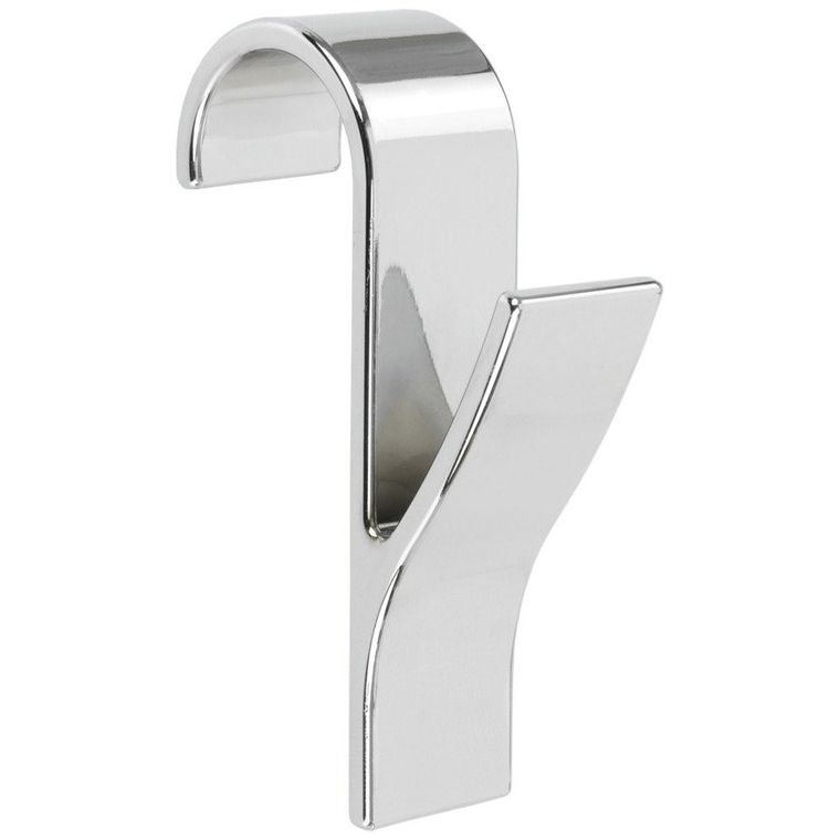 Haczyk, wieszak na grzejnik żeberkowy, chrom, 4 szt.