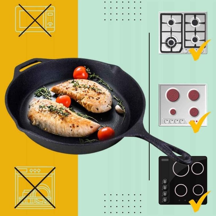 Hage, patelnia żeliwna z uchem, 31 cm