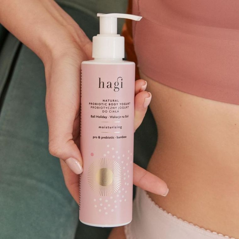 Hagi, naturalny probiotyczny jogurt do ciała, Wakacje na Bali, 200 ml
