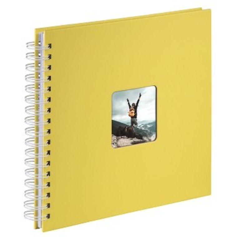 Hama, album do zdjęć, Fine Art, 28-24 na 50 zdjęć, białe strony żółty