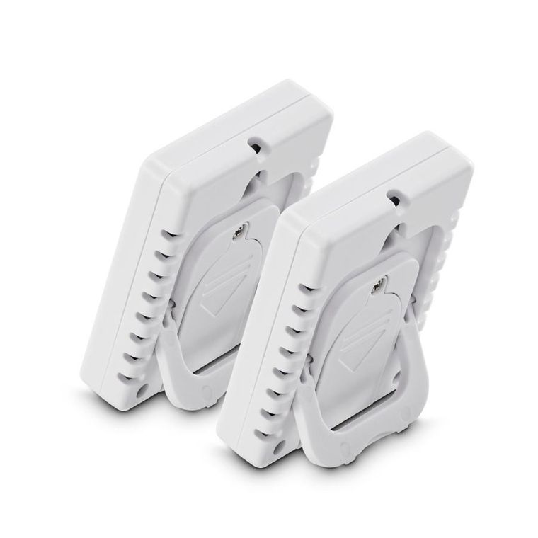 Hama, Baros, cyfrowy termometr i higrometr, do wnętrz, biały