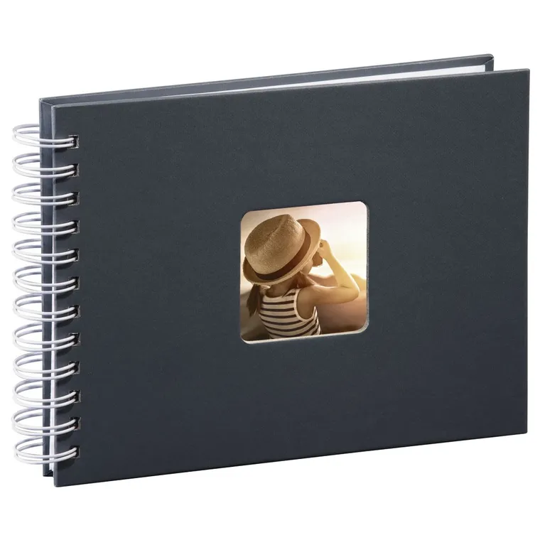 Hama, Fine Art, album, 50 stron, 24-17 cm, białe kartki, szary