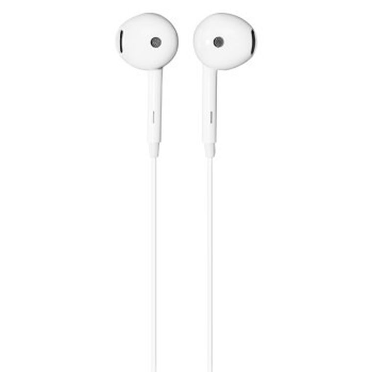 Hama, Glow II, słuchawki douszne, z mikrofonem, białe