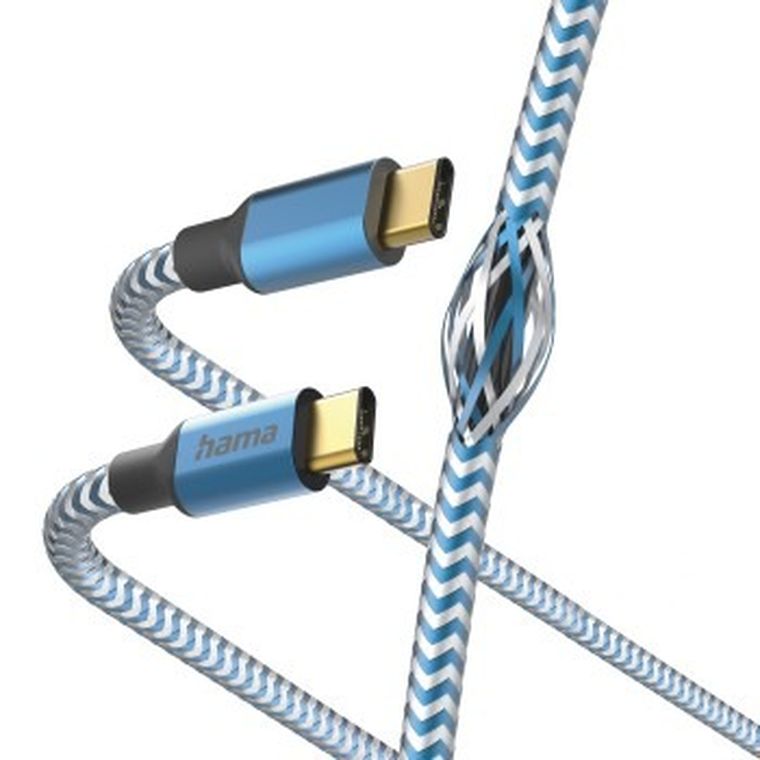 Hama, kabel USB C, 1,5m, niebieski