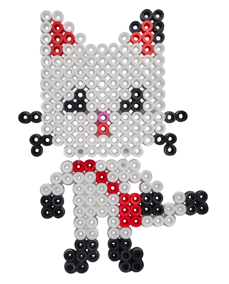 Hama, Koci Domek Gabi, maxi koraliki do prasowania z podstawką, 900 szt.