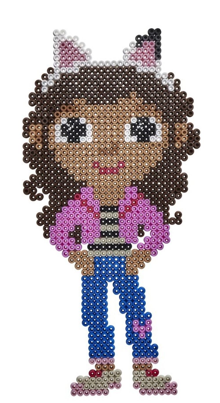 Hama, Koci Domek Gabi, zestaw koralików do prasowania