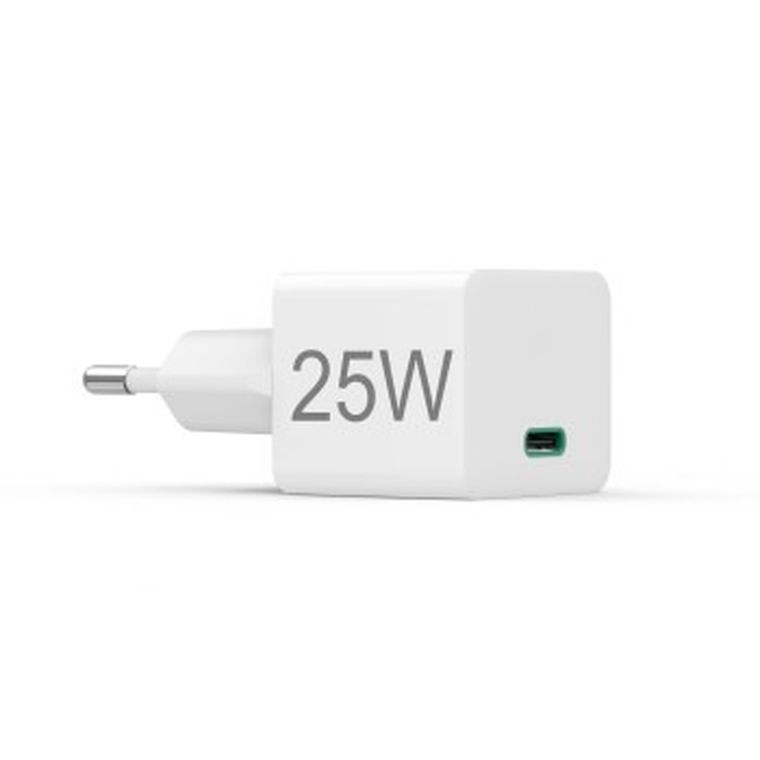 Hama, Power Delivery, Qualcomm Quick Charge, ładowarka sieciowa mini, USB-C, 25W, biała