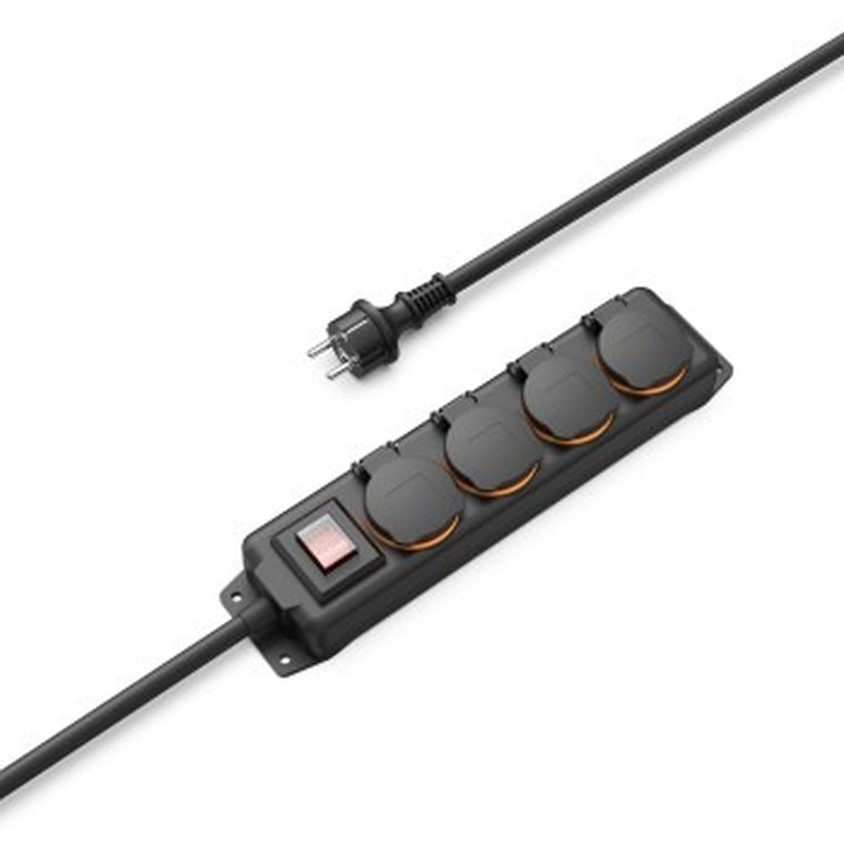 Hama, pwr-st 4w 4m/sw/outdoor/wm/b