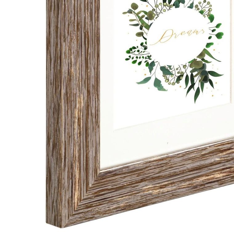 Hama, ramka Chalet, szaro brązowa, 13-18 cm