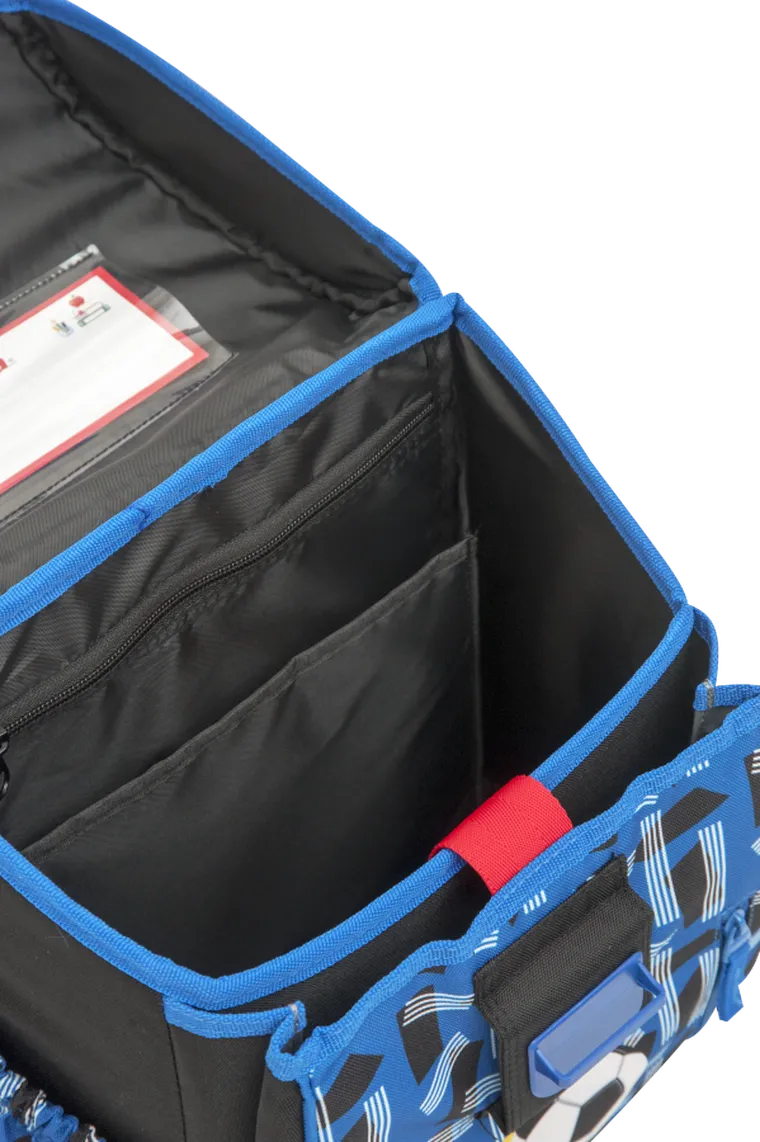 Hama, tornister szkolny, Blue Soccer