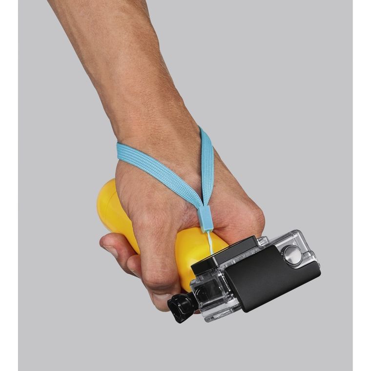 Hama, uchwyt pływający do kamer GoPro żółty