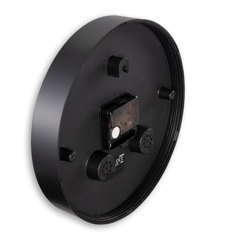 Hama, zegar ścienny, elba, 25 cm, czarny