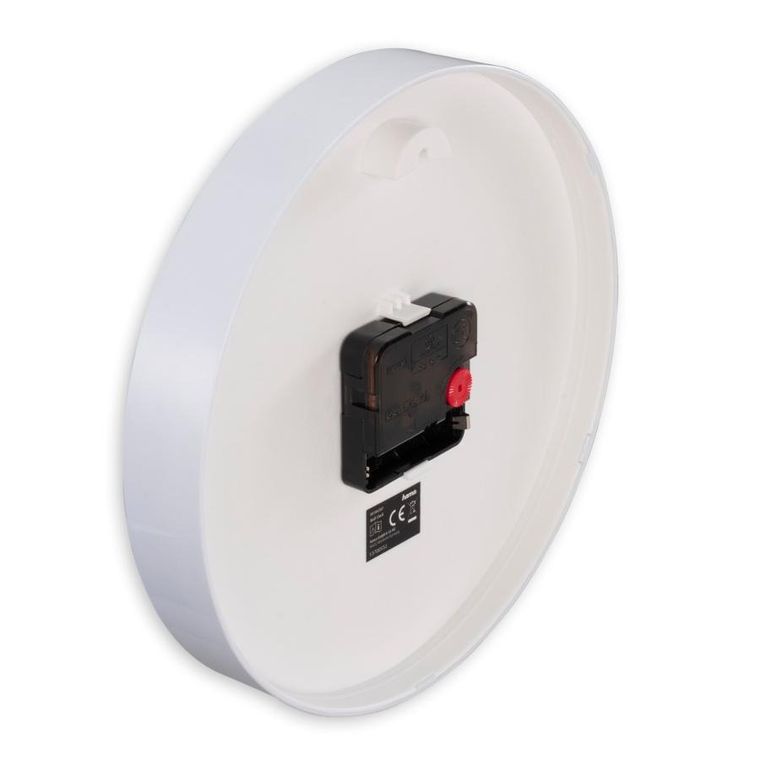 Hama, zegar ścienny, salina, 22 cm, biały