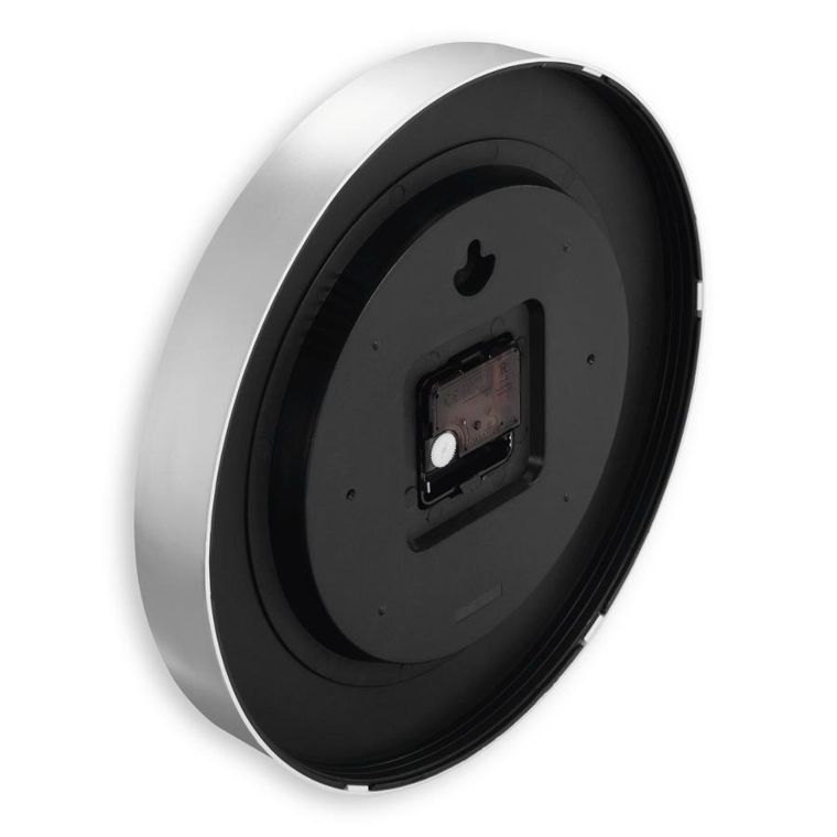 Hama, zegar ścienny, sicily, 30 cm, srebny/czarny