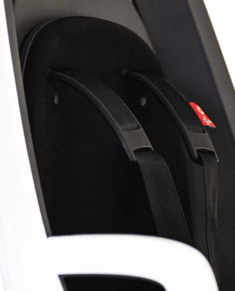 Hamax, Caress, fotelik rowerowy montowany na bagażniku, White/Black