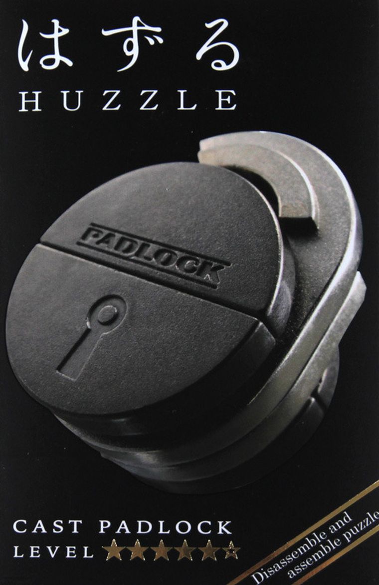Hanayama, Huzzle Cast Padlock, łamigłówka, poziom 5/6
