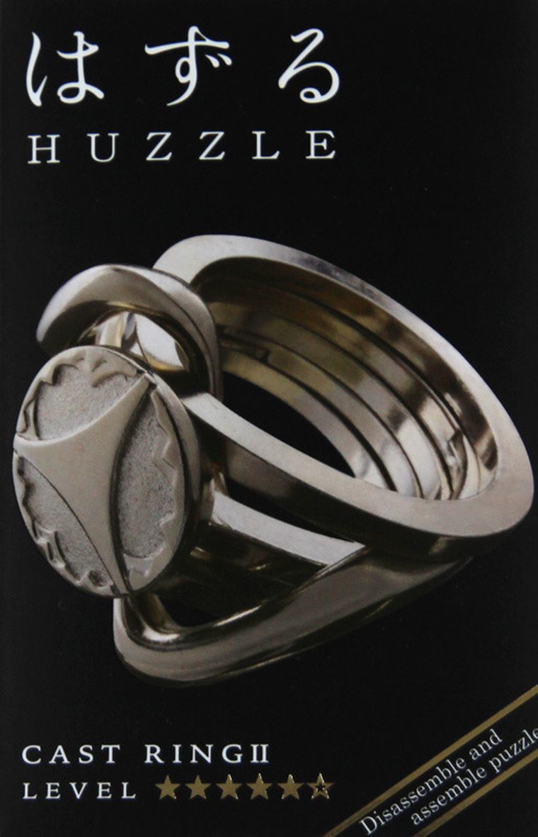 Hanayama, Huzzle Cast Ring II, łamigłówka, poziom 5/6