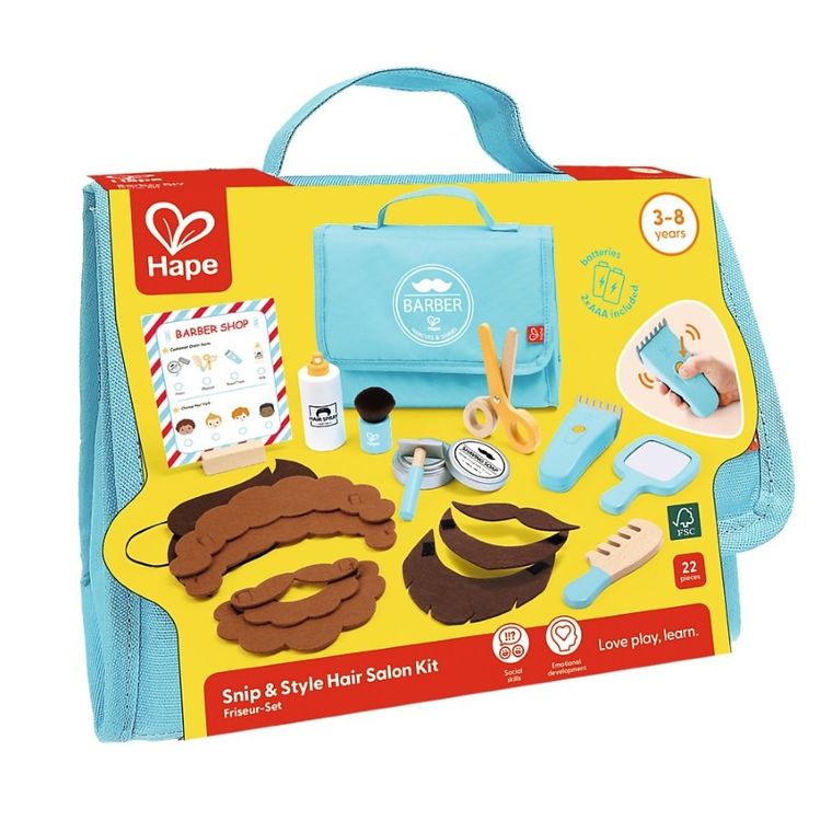 Hape, Zestaw Małego Barbera, zestaw kreatywny