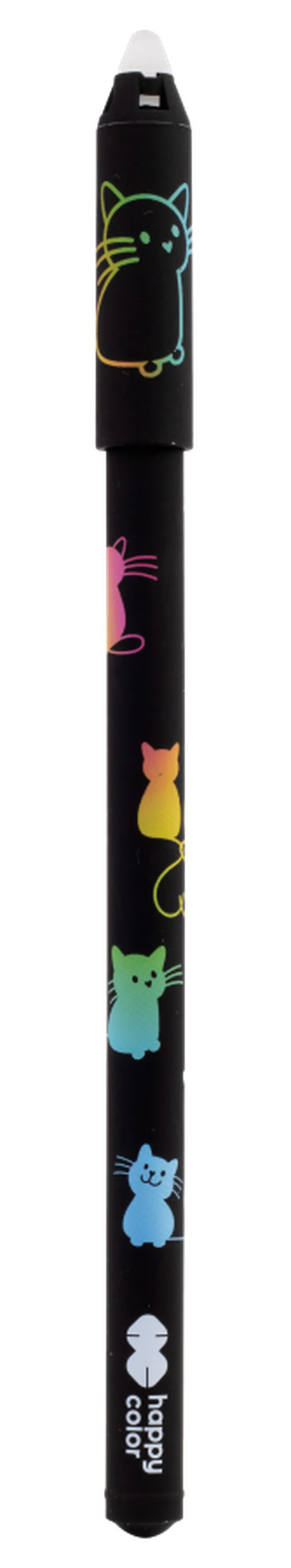 Happy Color, Miaow! długopis wymazywalny, niebieski, 0,5 mm, 1 szt.