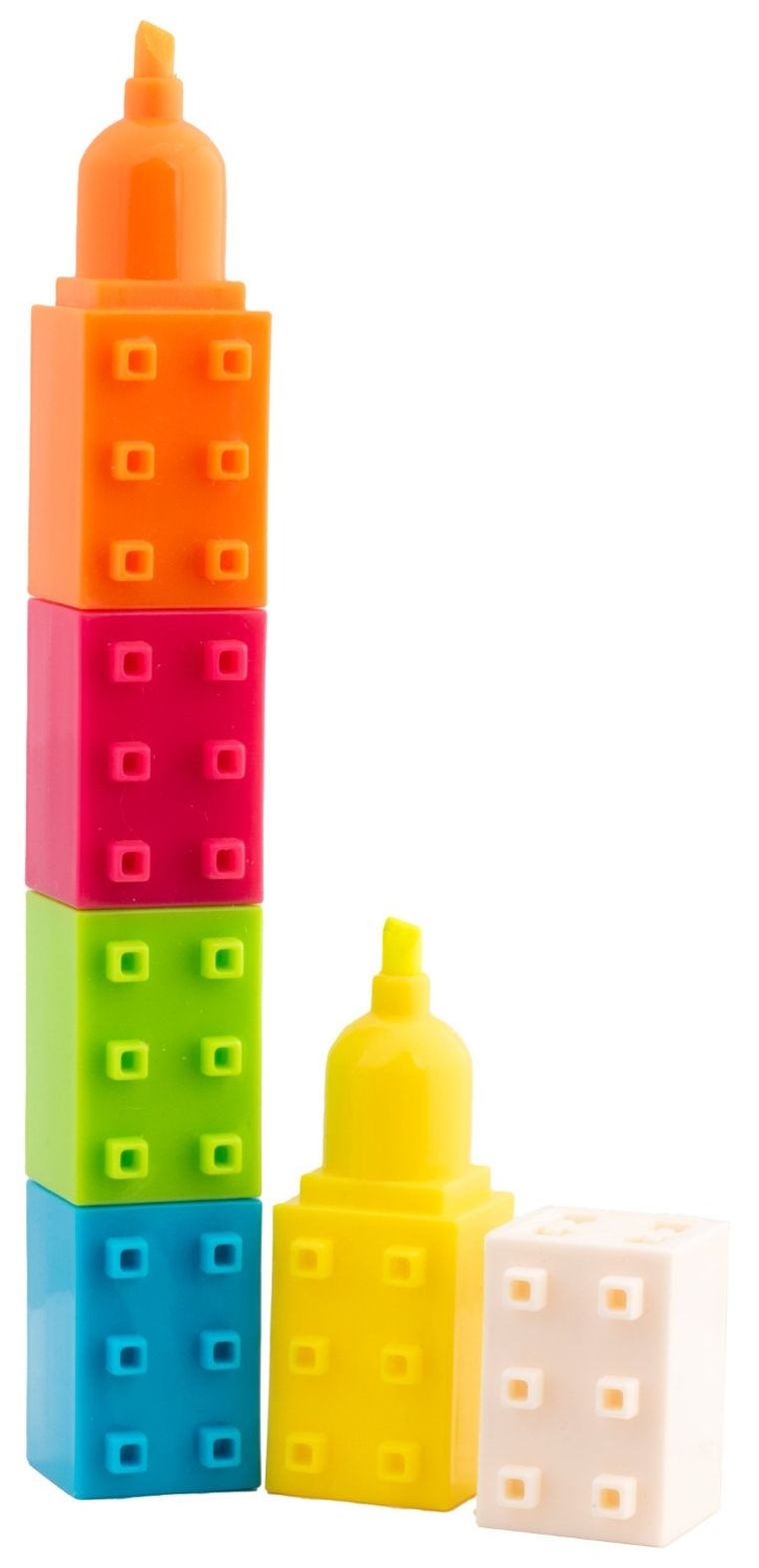 Happy Color, Pixi Blox, zakreślacze, Fluo, 5 kolorów