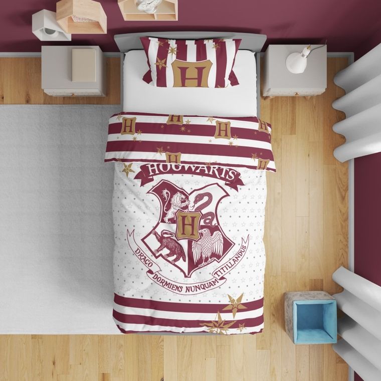 Harry Potter, Herb, 2-częściowy komplet pościeli, 160-200 cm