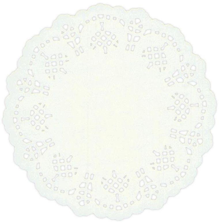 Hasta, serwetki papierowe, ażurowe, 115 mm, białe, 35 szt.