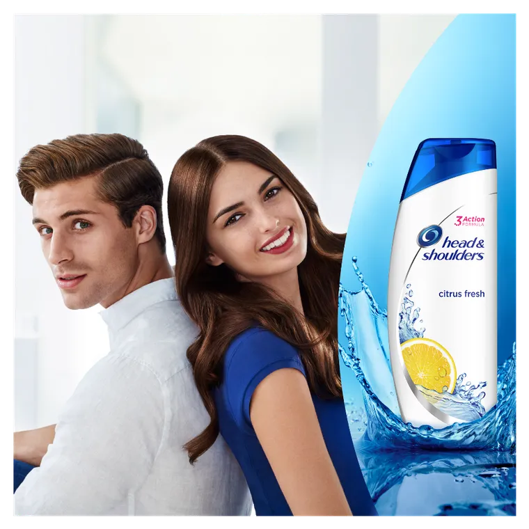 Head & Shoulders, Citrus Fresh, szampon przeciwłupieżowy, 400 ml