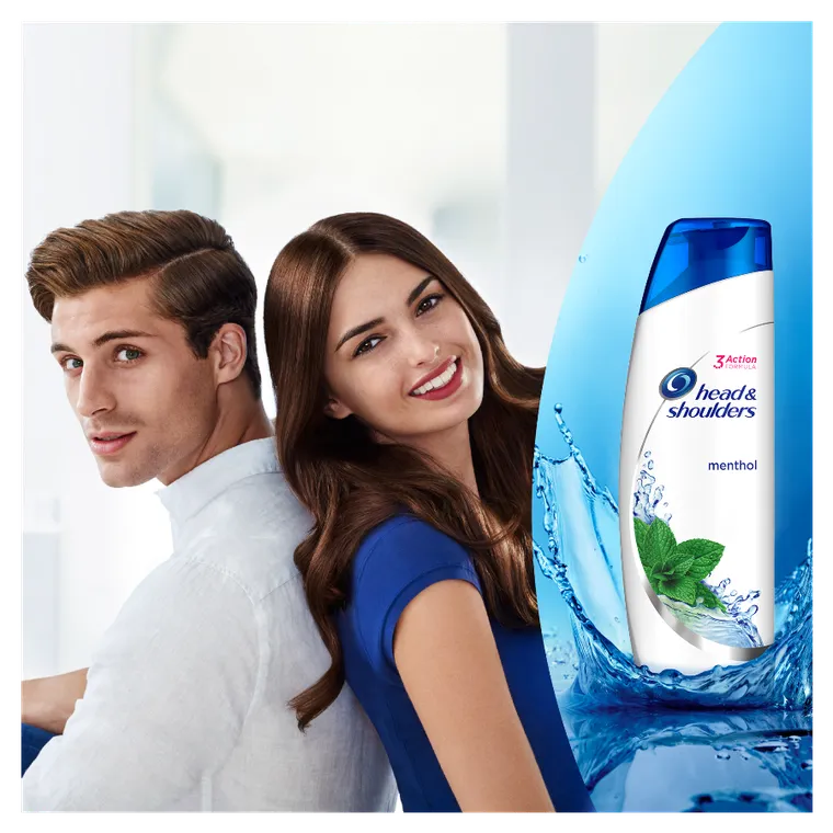 Head & Shoulders, Menthol Fresh, szampon przeciwłupieżowy, 400 ml