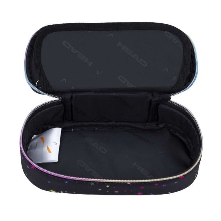 Head, Golden Effect, piórnik, owalny, Rainbow Kitty