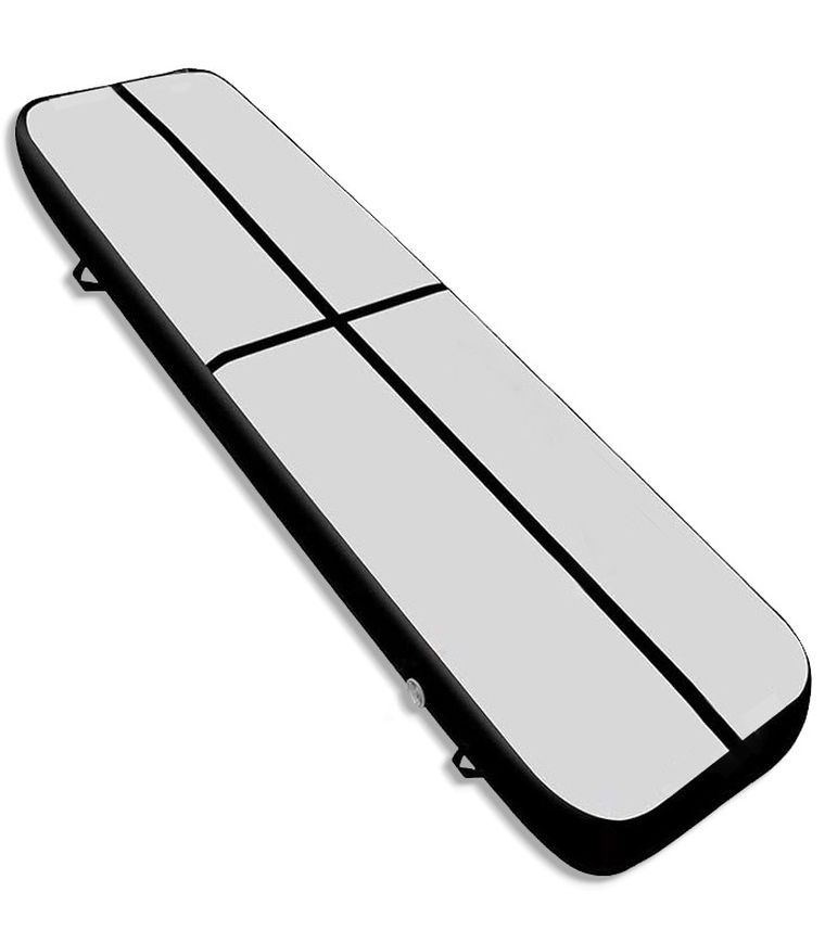 Hedo, airtrack, materac gimnastyczny, ścieżka, czarny, 400-100-20 cm