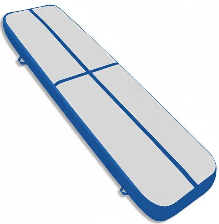 Hedo, airtrack, materac gimnastyczny, ścieżka, niebieski, 500-100-10 cm