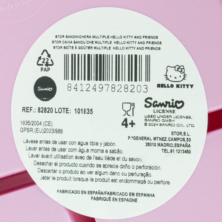 Hello Kitty & Friends, lunchbox z przegródkami