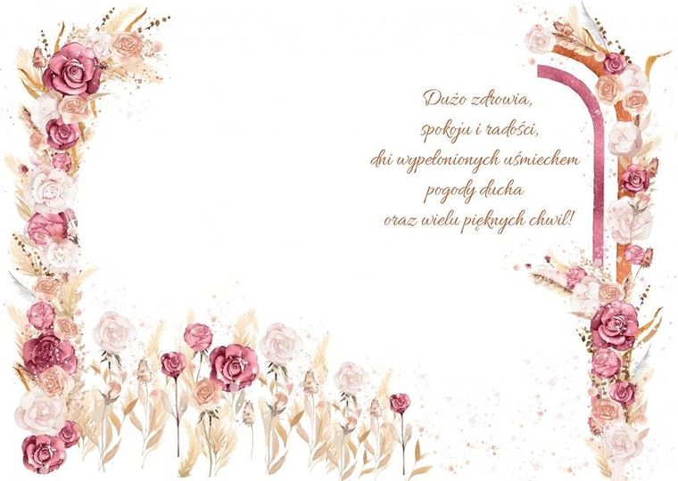 Henry, karnet A5 z kopertą, złocony, urodziny 80, suchatki