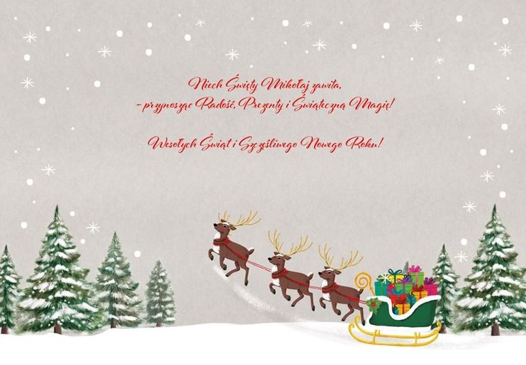 Henry, karnet B6, Boże Narodzenie, czerwone domki