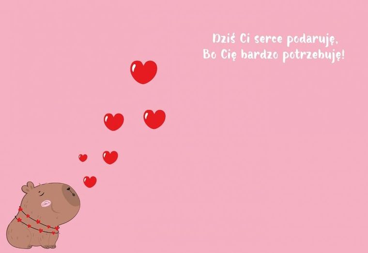 Henry, karnet B6, Walentynki, Kapibara