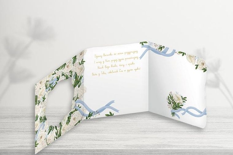 Henry, karnet, IHS z wianuszkiem