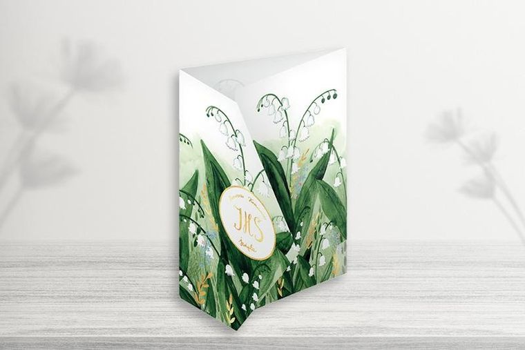 Henry, karnet koperta A5, konwalio-niezapominajki