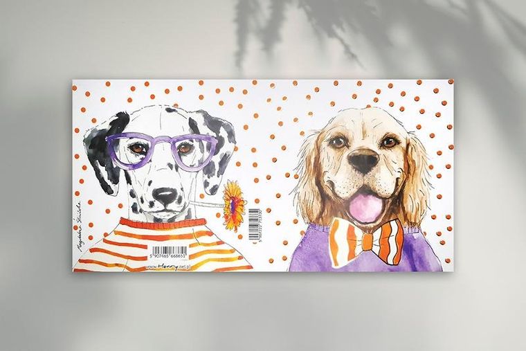 Henry, karnet, pies pomarańcz