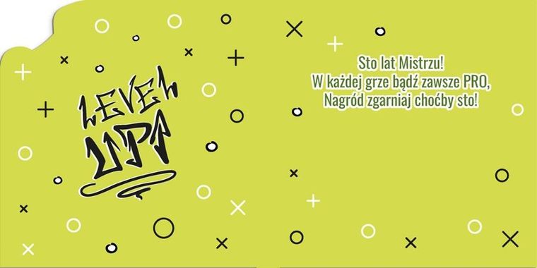 Henry, karnet z kopertą, 15-15 cm, złocony, super pad