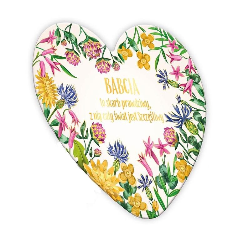 Henry, laurka dwustronna, Serce Babcia, Ogródek Babci