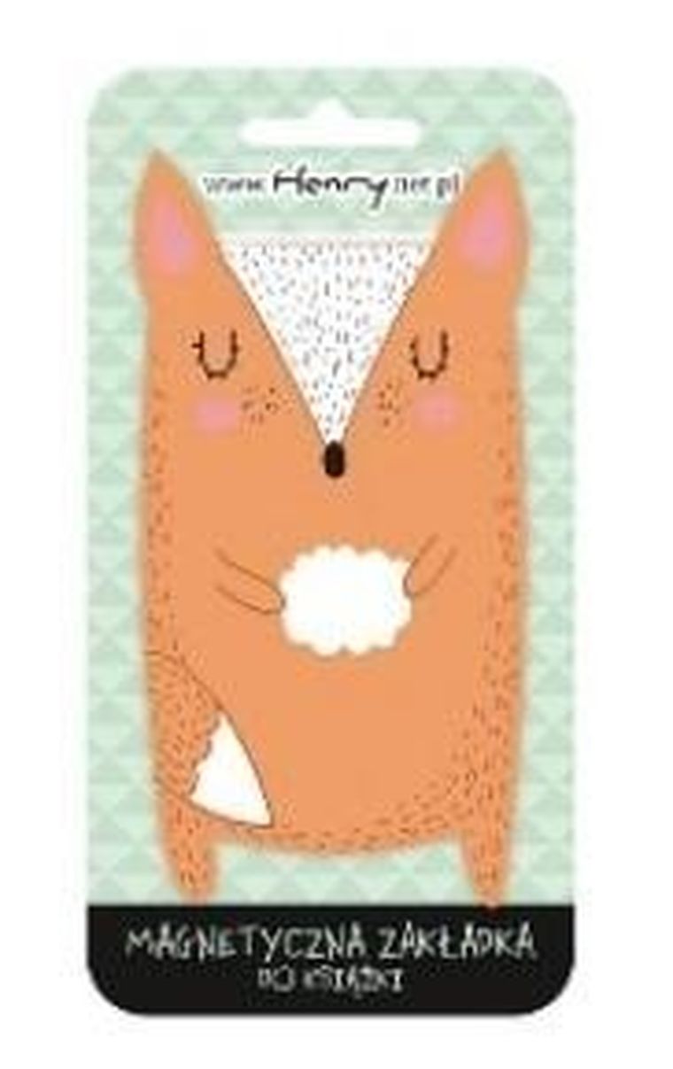 Henry, zakładka magnetyczna do książki, lis