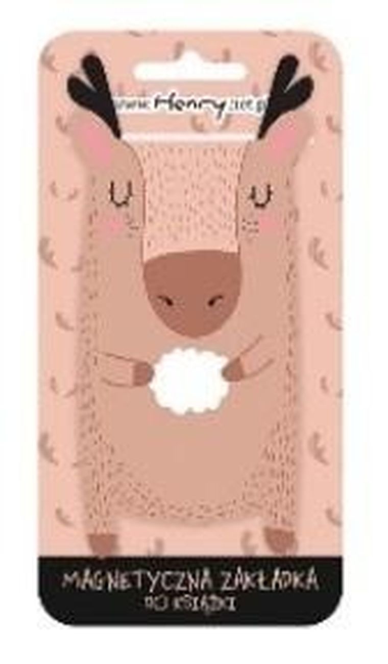 Henry, zakładka magnetyczna do książki, łoś