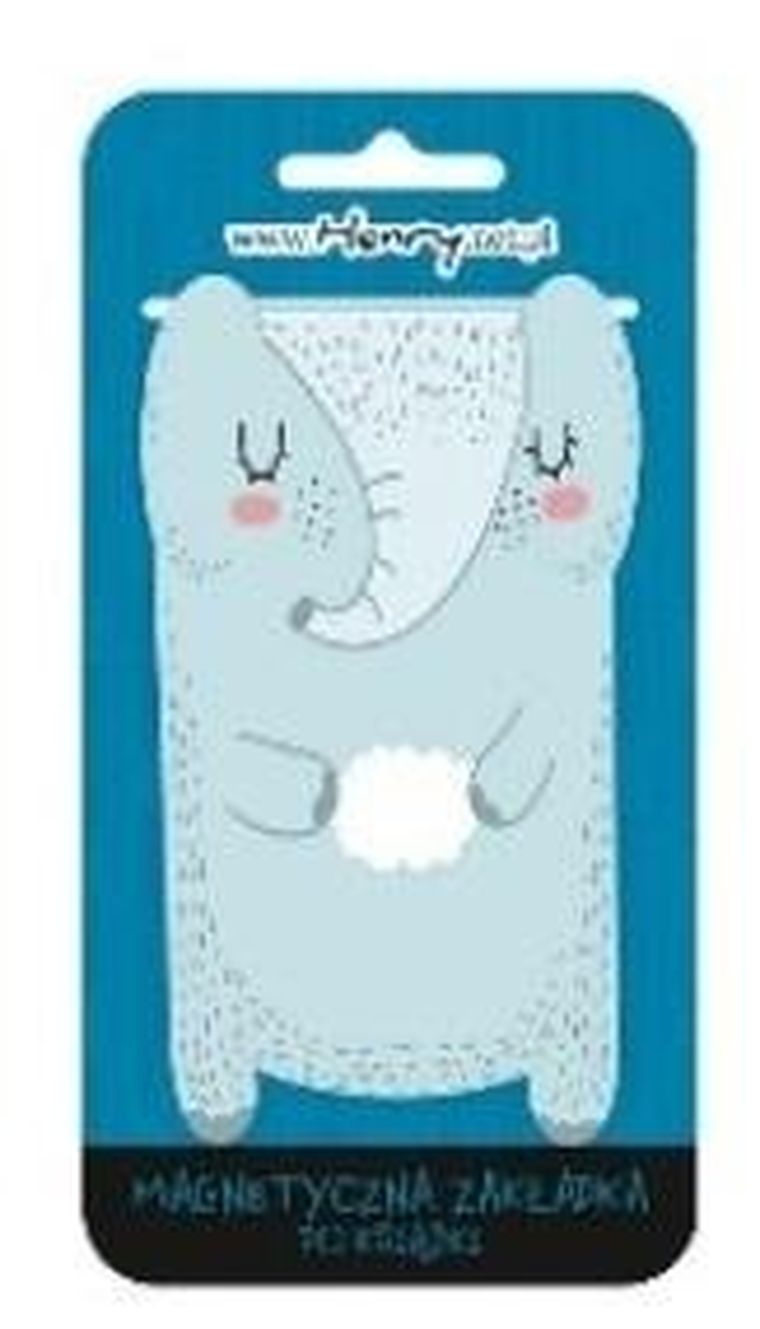 Henry, zakładka magnetyczna do książki, słoń