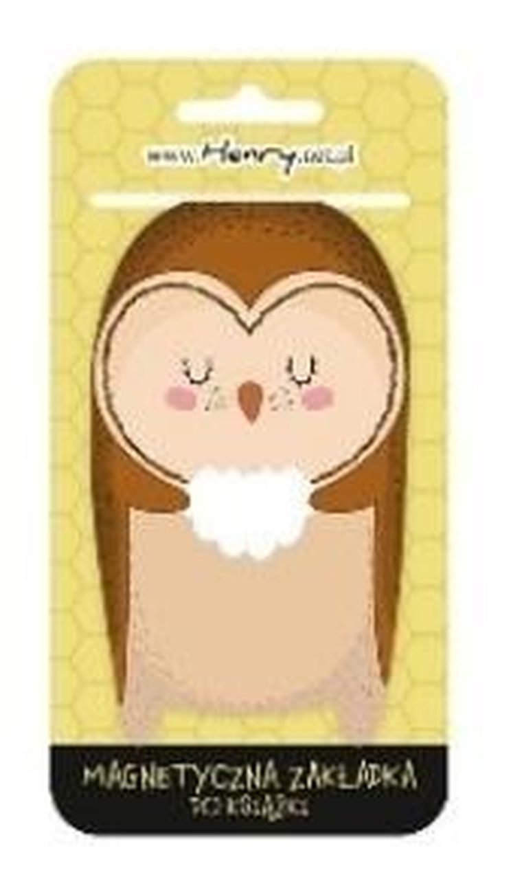 Henry, zakładka magnetyczna do książki, sowa