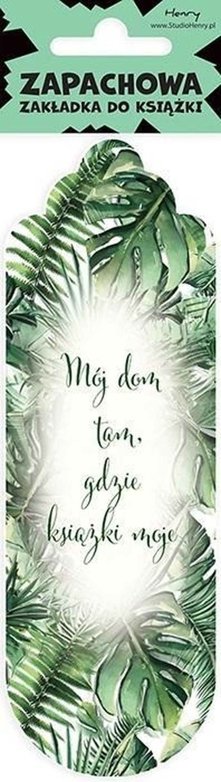 Henry, zapachowa zakładka do książki, monstera