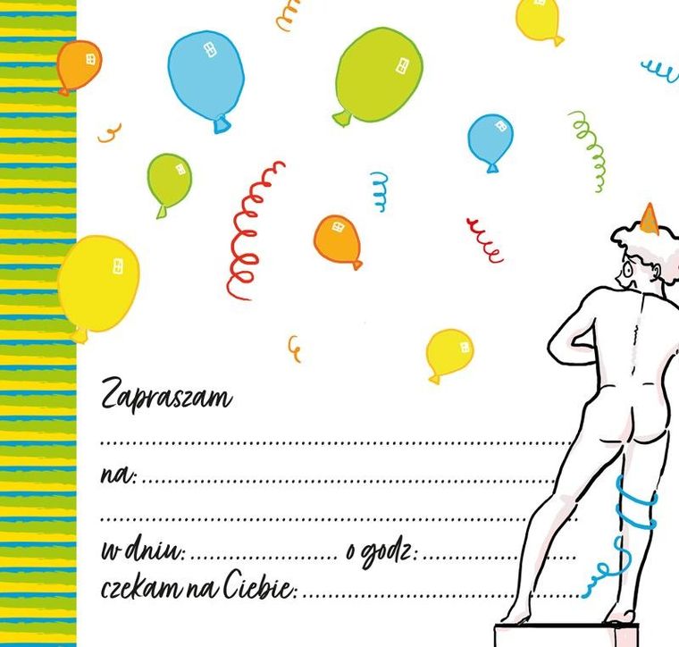 Henry, zaproszenie, urodziny 18, chłopak, 5 szt.