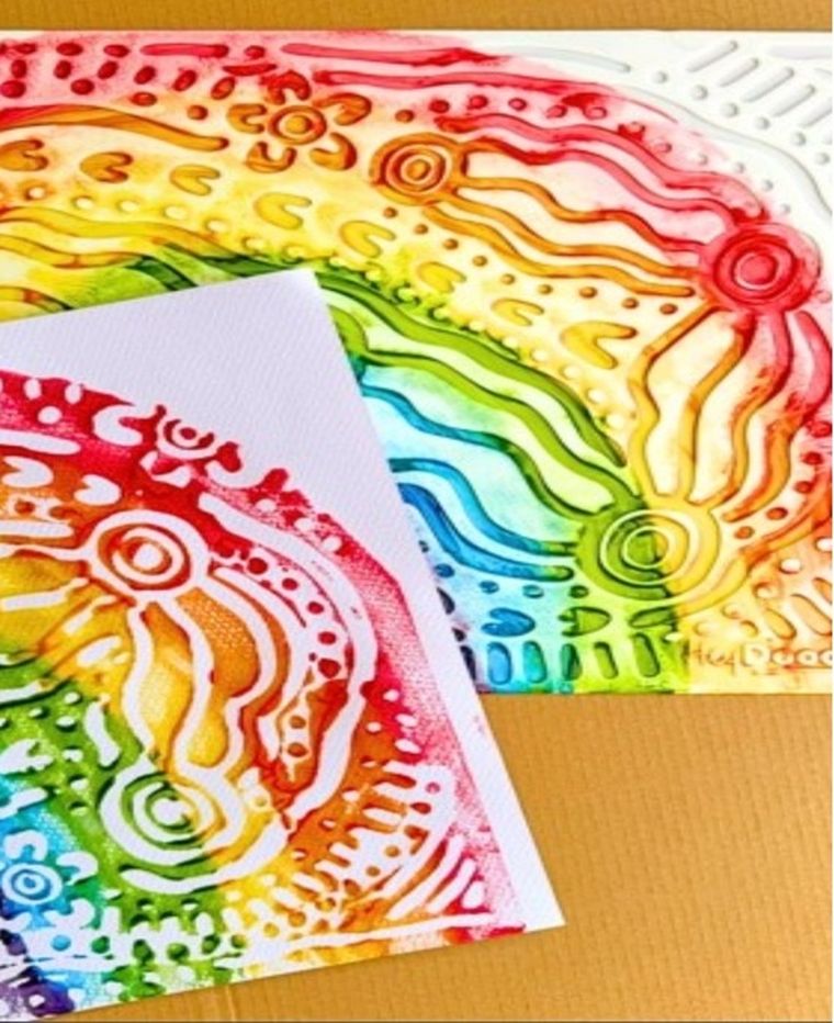 Hey Doodle, sensoryczna mata silikonowa do kolorowania 3D, szept wody