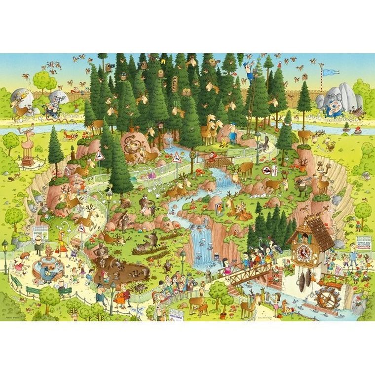 Heye, Black Forest Habitat, puzzle, 1000 elementów
