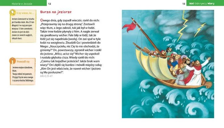 Historie o Jezusie. Mali Odkrywcy Wiary